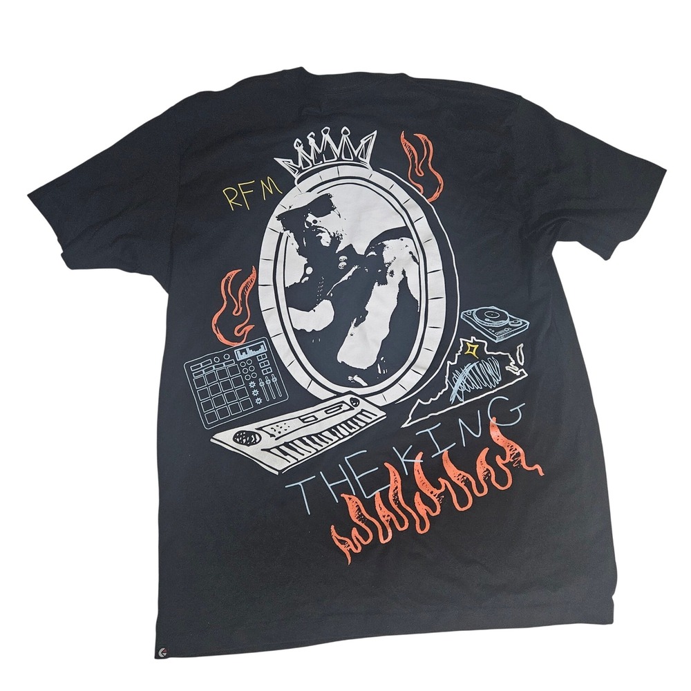 Ethika The King Graphic T-Shirt Mens Large Black Cotton Short Sleeve Classic Fit